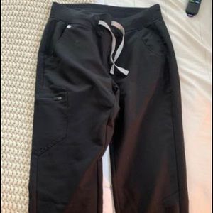Figs black small tall Zamora joggers